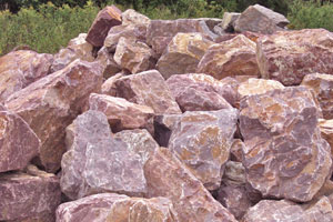 Purple Quartz Boulders